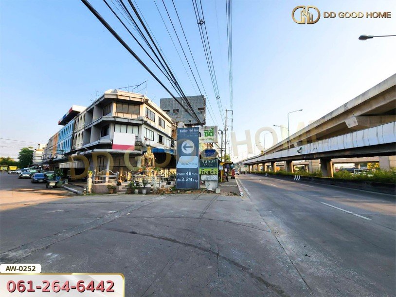 ขายอาคารพาณิชย์ 3.5 ชั้นพร้อมดาดฟ้า ริมถนนกาญจนาภิเษก บางบัวทอง-10