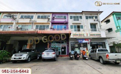 อาคารพาณิชย์ 3.5 ชั้น หมู่บ้านสวนปาล์ม สมุทรสาคร