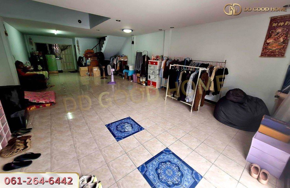 หมู่บ้านวิเศษสุขนคร 19 เฟส 1 (Baan Wisatesuknakorn 19 Phase 1) สมุทรสาคร ทาวน์เฮ้าส์ 2 ชั้น หน้าบ้านหันหน้าไม่ชนใคร-2