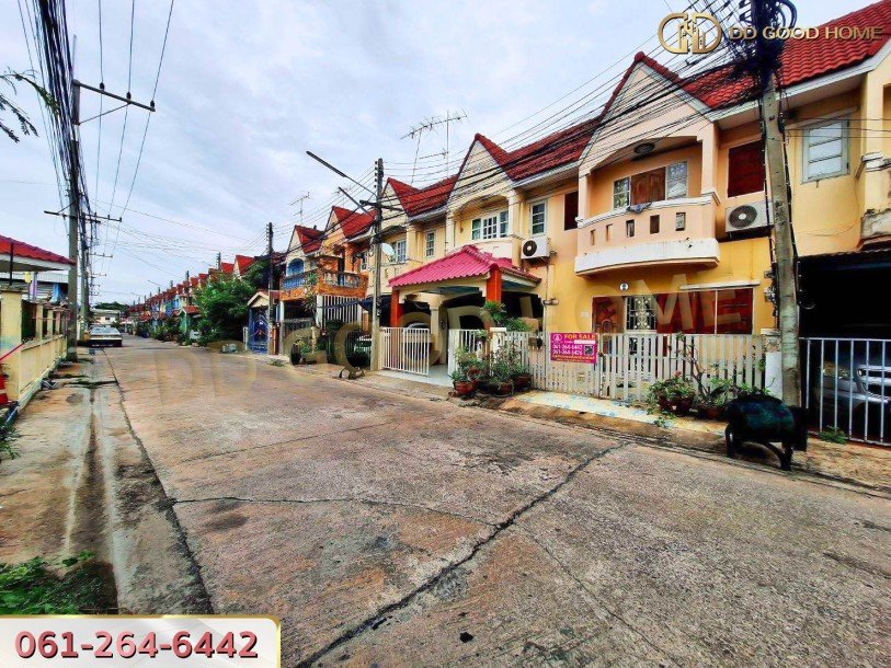 หมู่บ้านวิเศษสุขนคร 19 เฟส 1 (Baan Wisatesuknakorn 19 Phase 1) สมุทรสาคร ทาวน์เฮ้าส์ 2 ชั้น หน้าบ้านหันหน้าไม่ชนใคร-8
