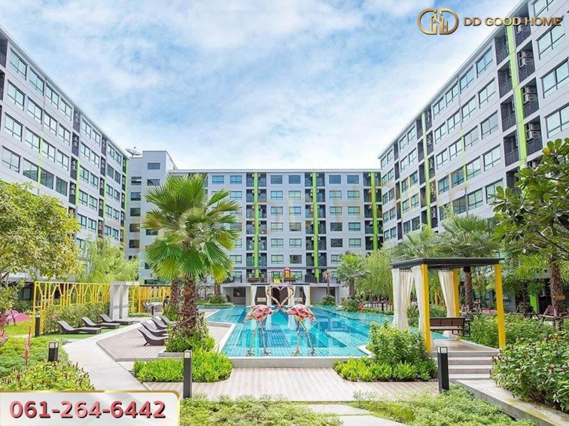 กรีเน่ คอนโด ดอนเมือง-สรงประภา (Grene condo Don Mueang-Song Prapha) อ.ดอนเมือง จ.กทม. วิวสระว่ายน้ำ-8