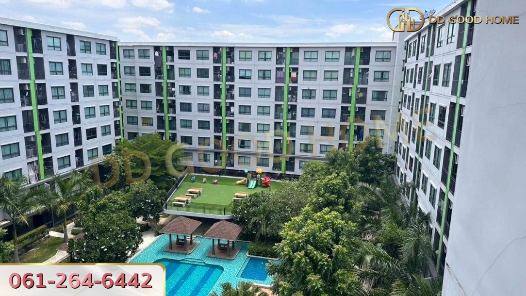 กรีเน่ คอนโด ดอนเมือง-สรงประภา (Grene condo Don Mueang-Song Prapha) อ.ดอนเมือง จ.กทม. วิวสระว่ายน้ำ-9