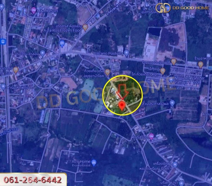 ขายที่ดินเปล่าถมแล้ว 124 ตร.ว. ที่สวย ทำเลทอง อ.บางละมุง จ.ชลบุรี-2