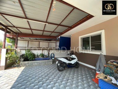 ขายบ้านเดี่ยว 1 ชั้น พร้อมอยู่!! หมู่บ้านพร้อมสุขการ์เด้นโฮม 3